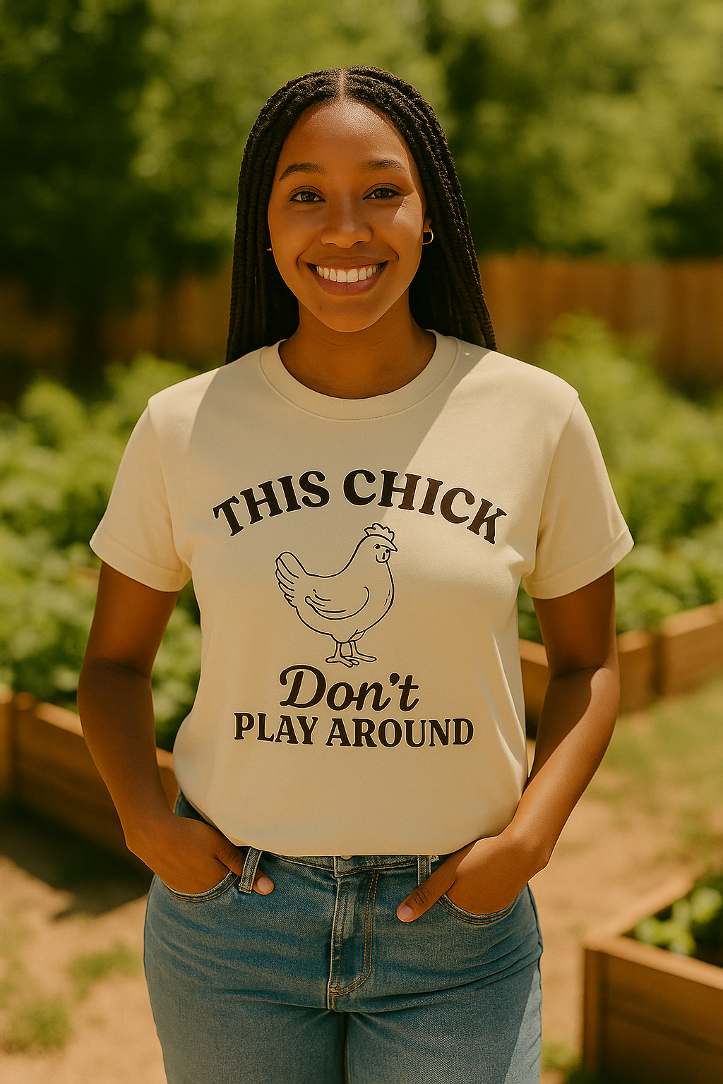 This Chick Don’t Play Around T-Shirt
