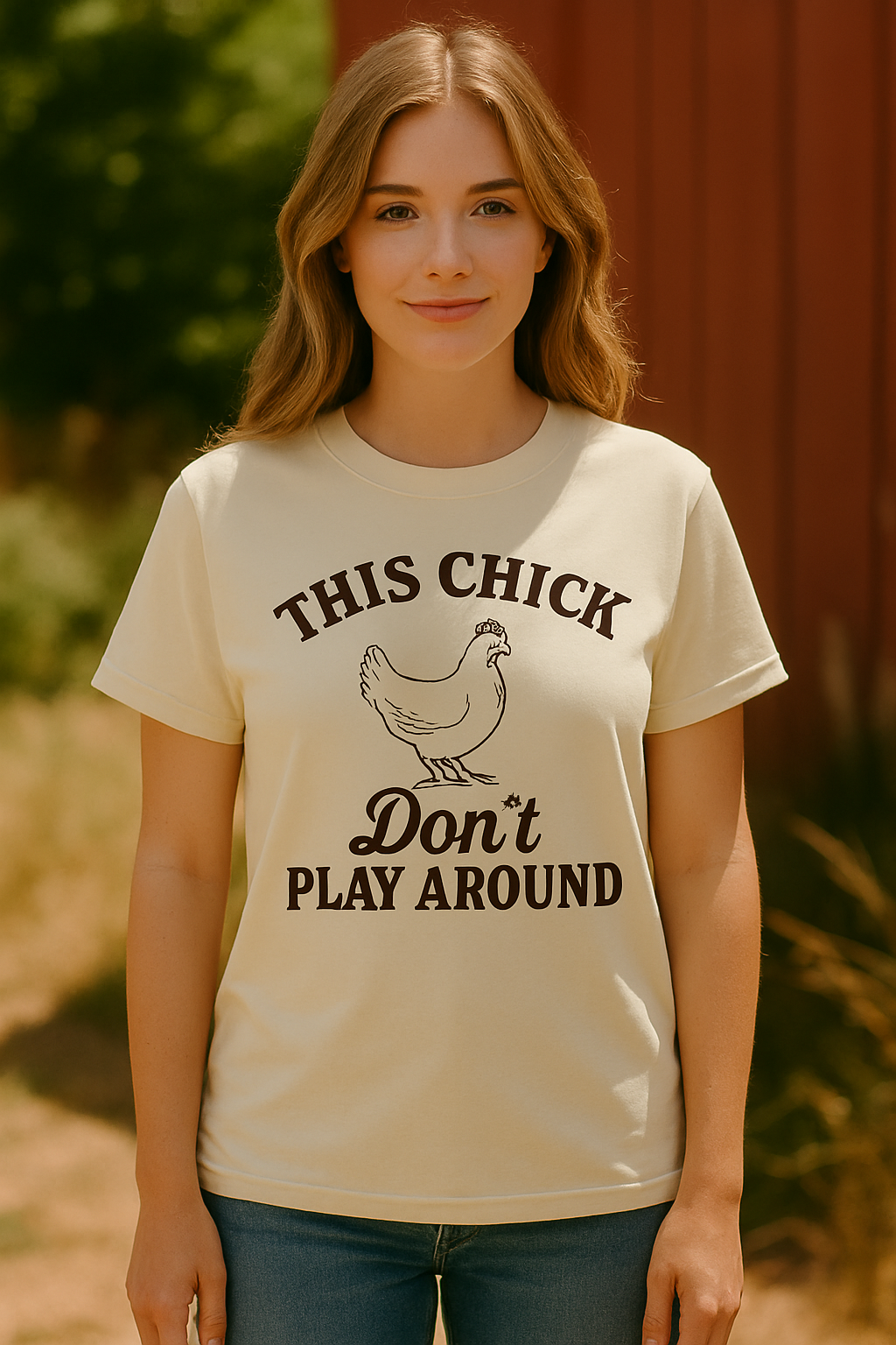 This Chick Don’t Play Around T-Shirt