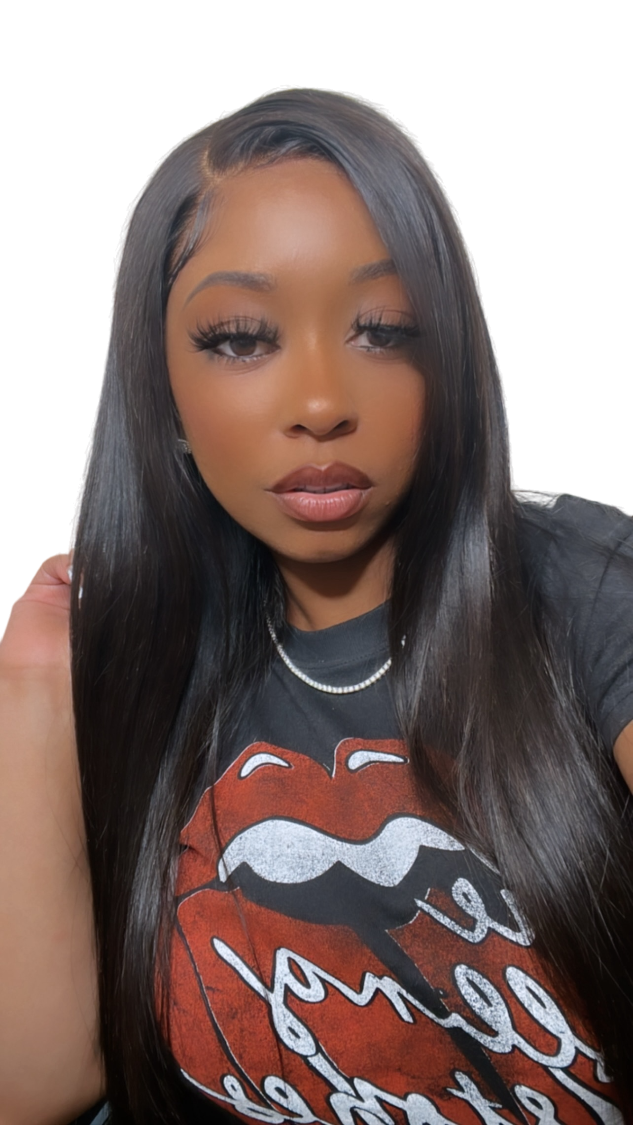 Straight Virgin 5x5 HD Closure Wig 22 inch